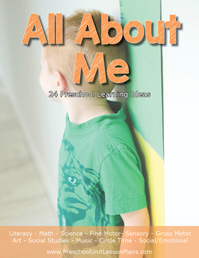 Use themed lesson plans for a preschool curriculum in this All About Me unit.