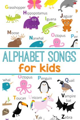 Teach the alphabet with these ABC songs for kids. Perfect for learning letters for preschool.