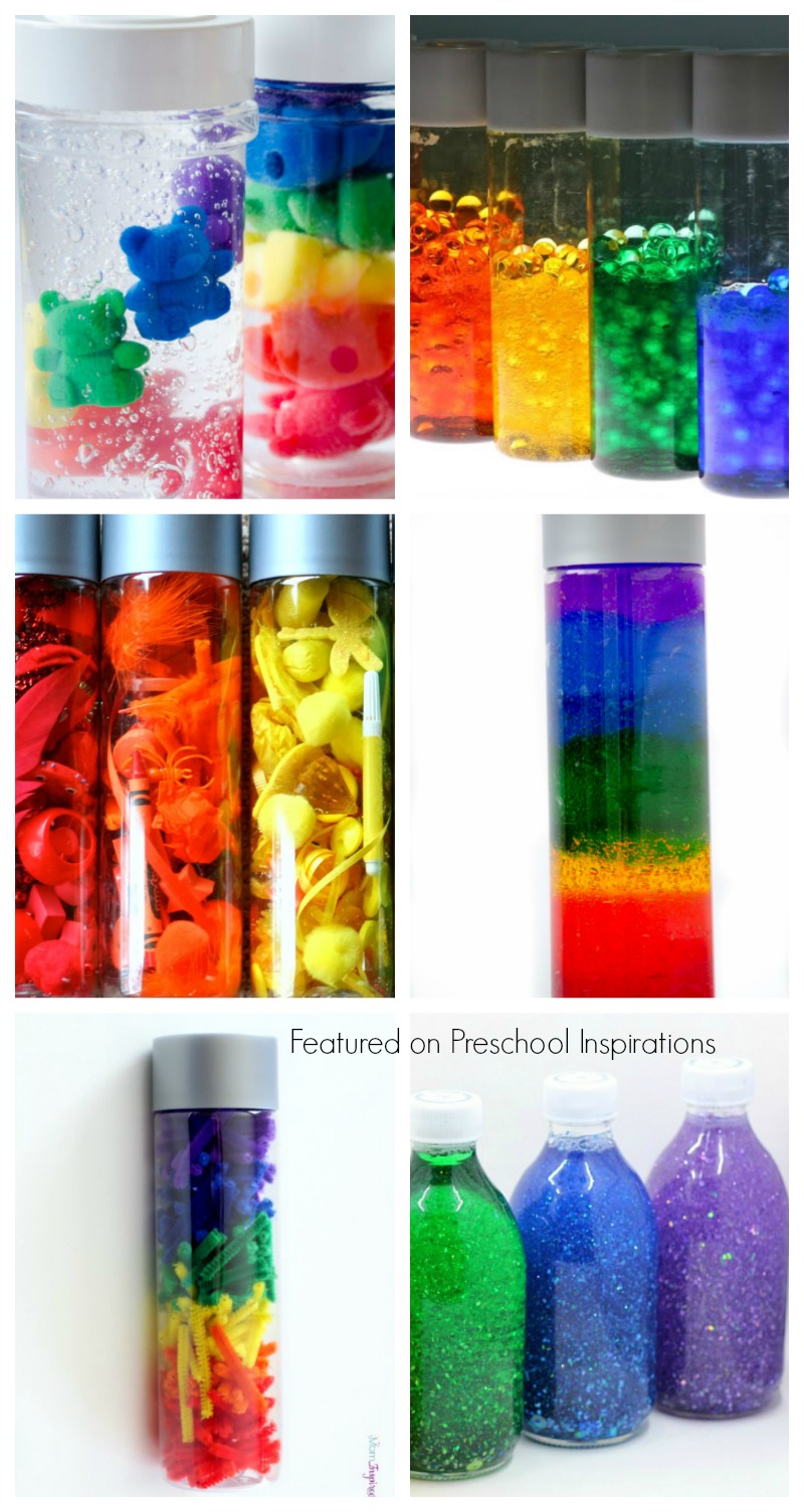 Amazing Sensory and Rainbow Discovery Bottles