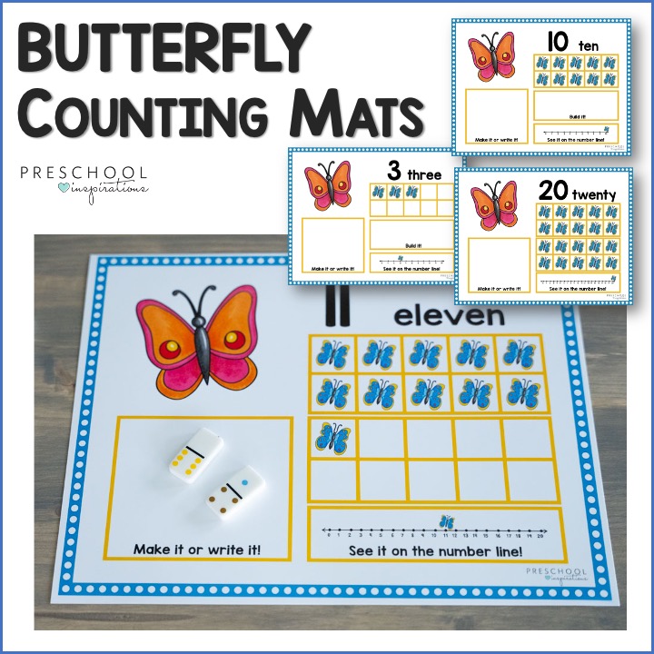 cover image for butterfly ten frames