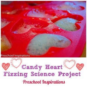 Candy Heart Fizzing Science Project