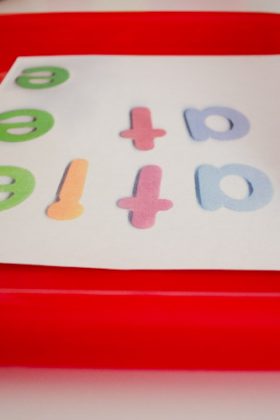Make a name puzzle to teach name recognition.