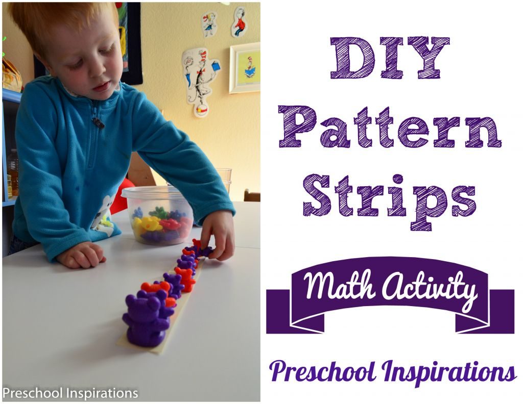 DIY Pattern Strips by Preschool Inspirations