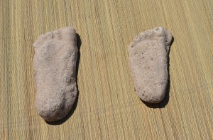 sand footprints