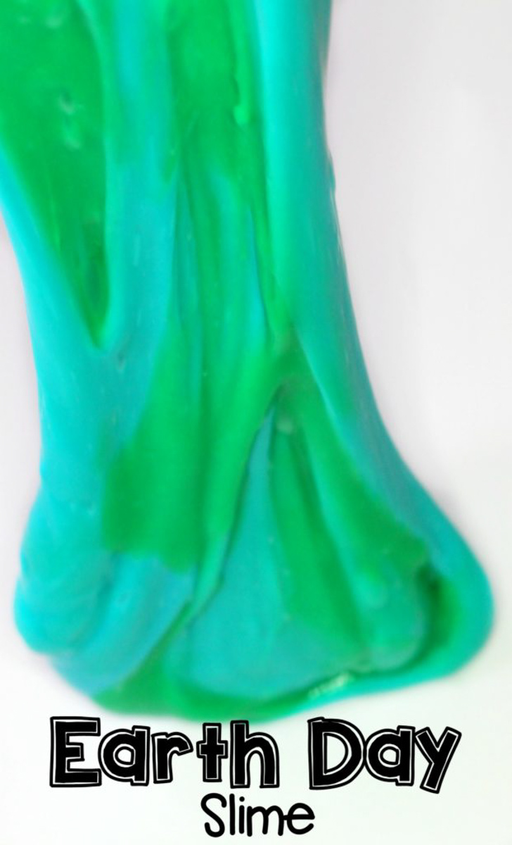 Earth Day slime is a wonderful spring sensory and science experience for the kids!