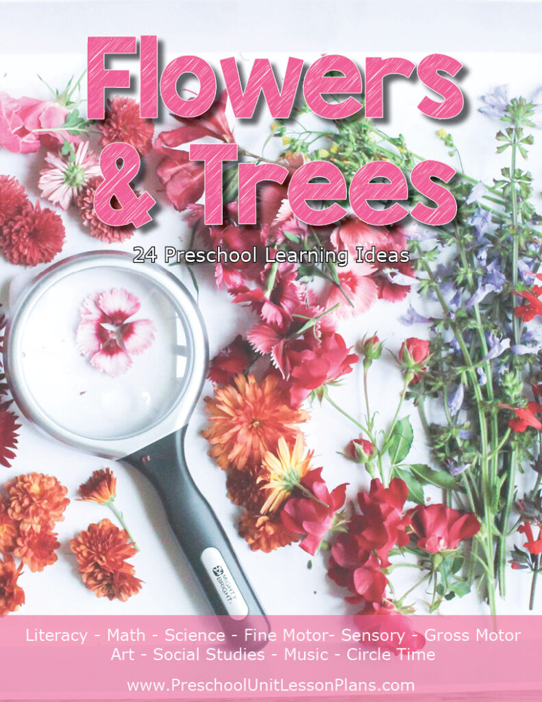 Flowers and Trees lesson plan and curriculu for preschool and pre-k