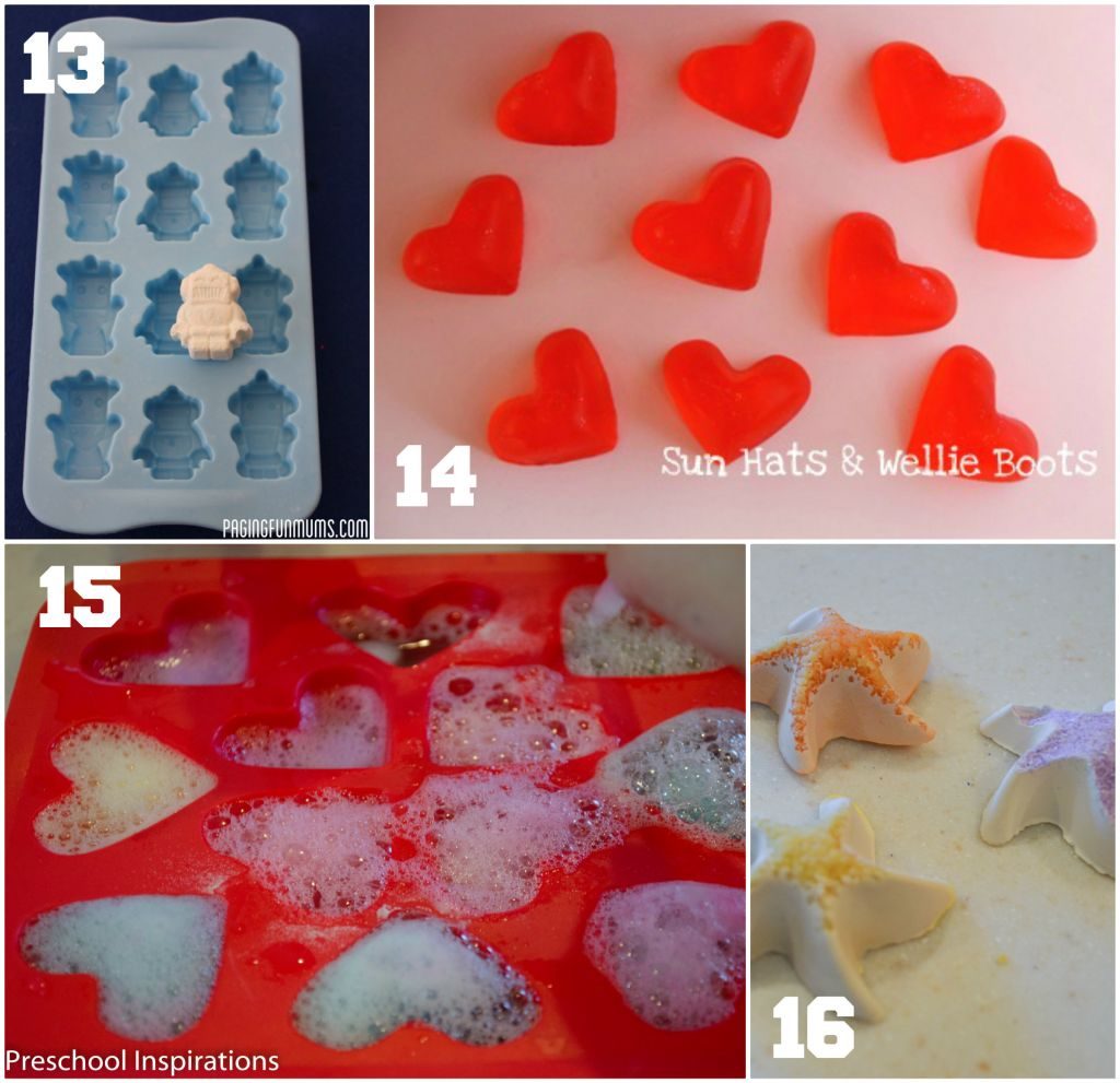 Ice Cube Mold Activities by Preschool Inspirations