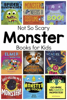 Not So Scary Monster Books for Kids