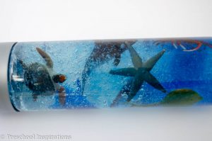 Ocean Creature Discovery Bottle - Preschool Inspirations-5