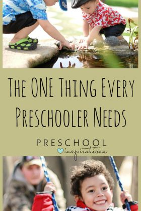 Don't Worry, Parents of Preschoolers - Playing IS Learning. Preschool Inspirations.