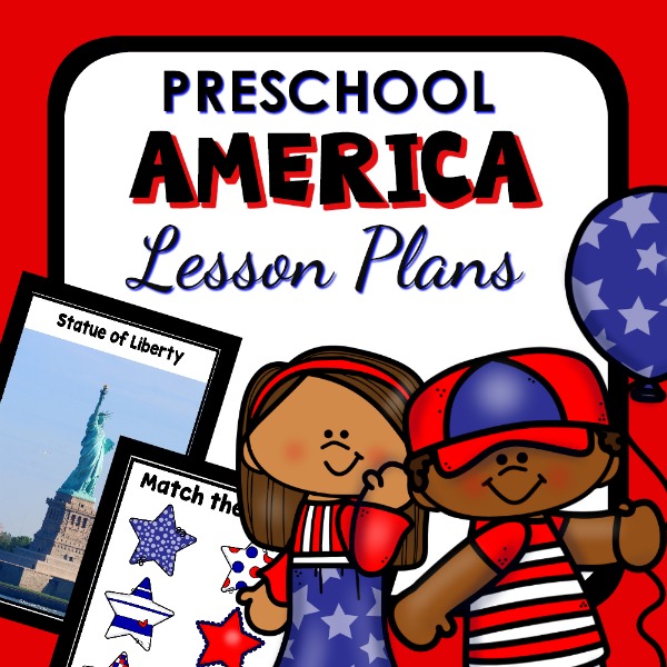 cover image for preschool america lesson plans