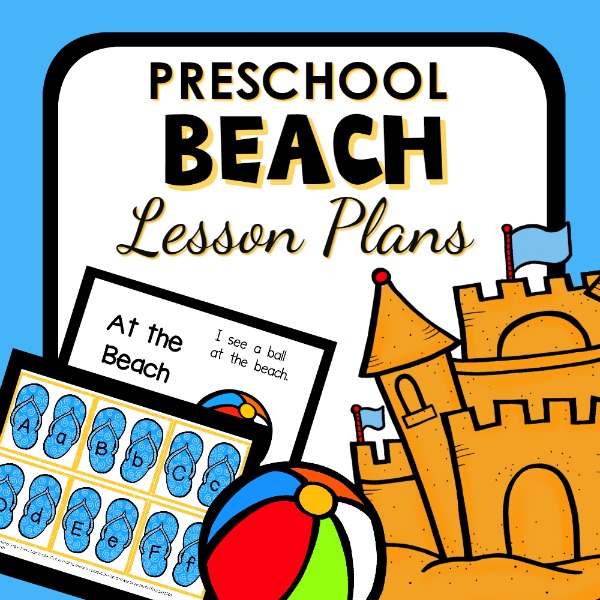 cover image for preschool beach lesson plans