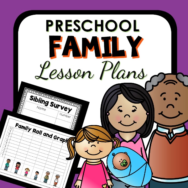 cover image for preschool family lesson plans
