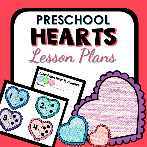cover image for Preschool Hearts Lesson Plans