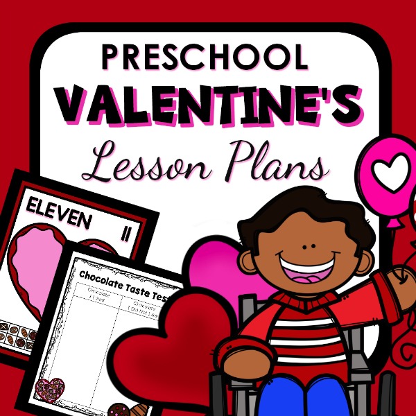 cover image for Preschool Valentine's Lesson Plans
