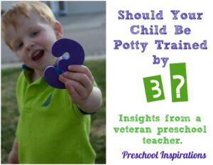 Should Your Child Be Potty Trained by 3 - by Preschool Inspirations