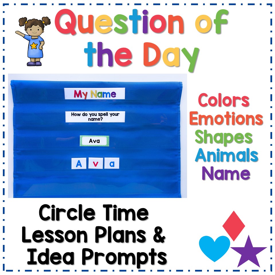 cover image for question of the day circle time activity