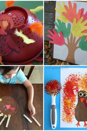 Turkey and Thanksgiving activities for preschool