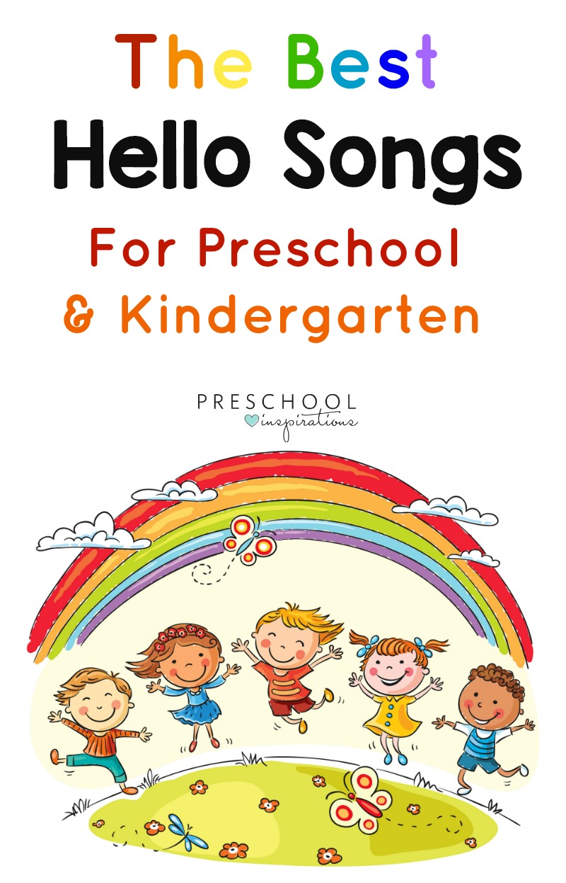 Use these hello songs for circle time for preschool or kindergarten.