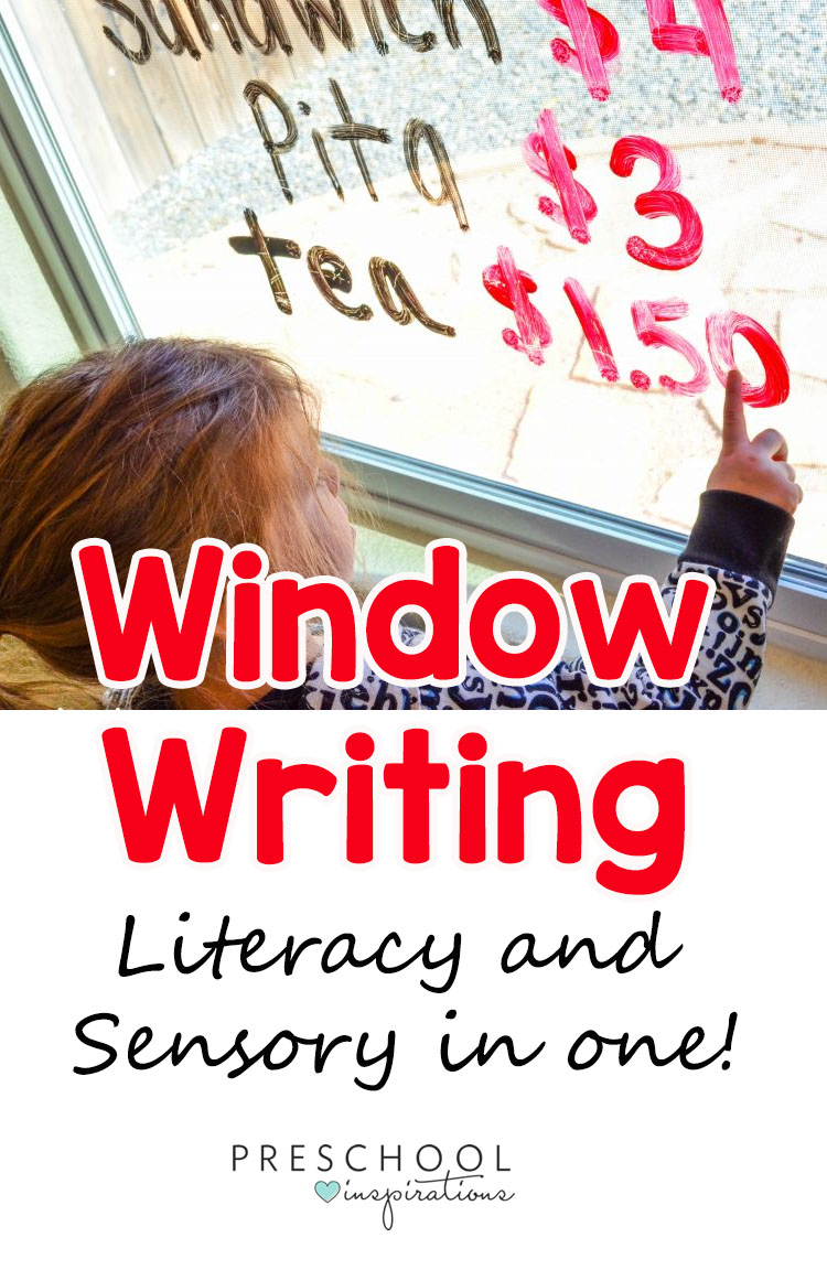 Help children learn literacy skills by window writing! That's right, writing on the windows is a fun and exciting way to work on the alphabet.