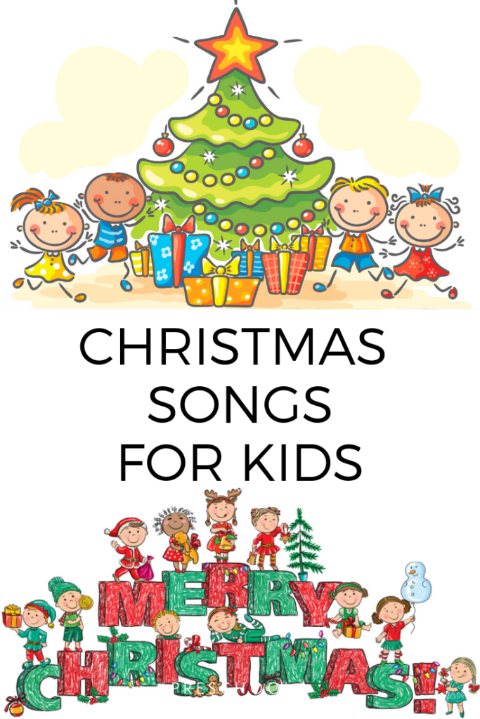 These Christmas songs for kids are perfect Christmas music to use in the classroom or at home. #Christmasmusic #songsforkids #preschool #kindergarten