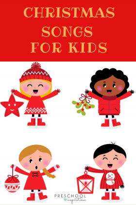 These Christmas songs for preschoolers are sure to be a hit with some of the best Christmas music and Christmas songs for kid. #songsforkids #Christmasmusic #preschool #kindergarten