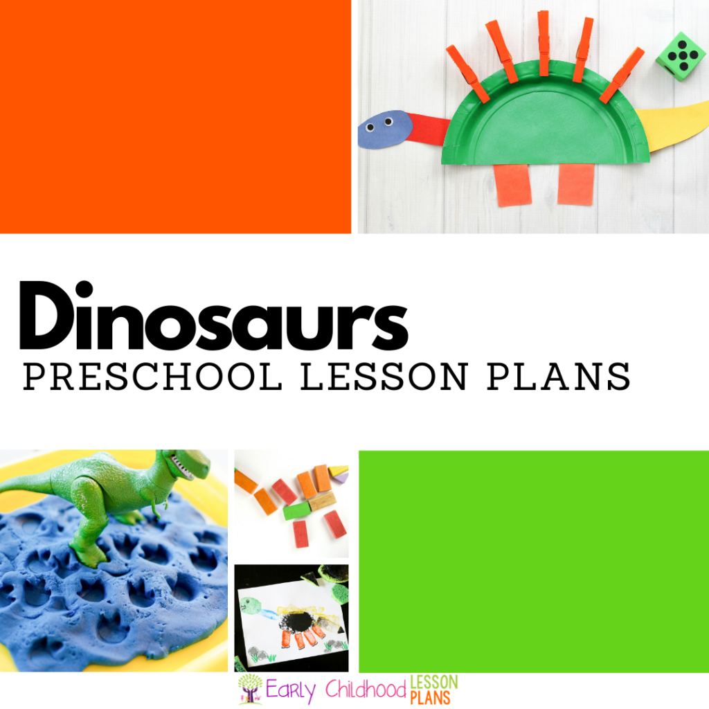 preschool dinosaurs lesson plans cover image