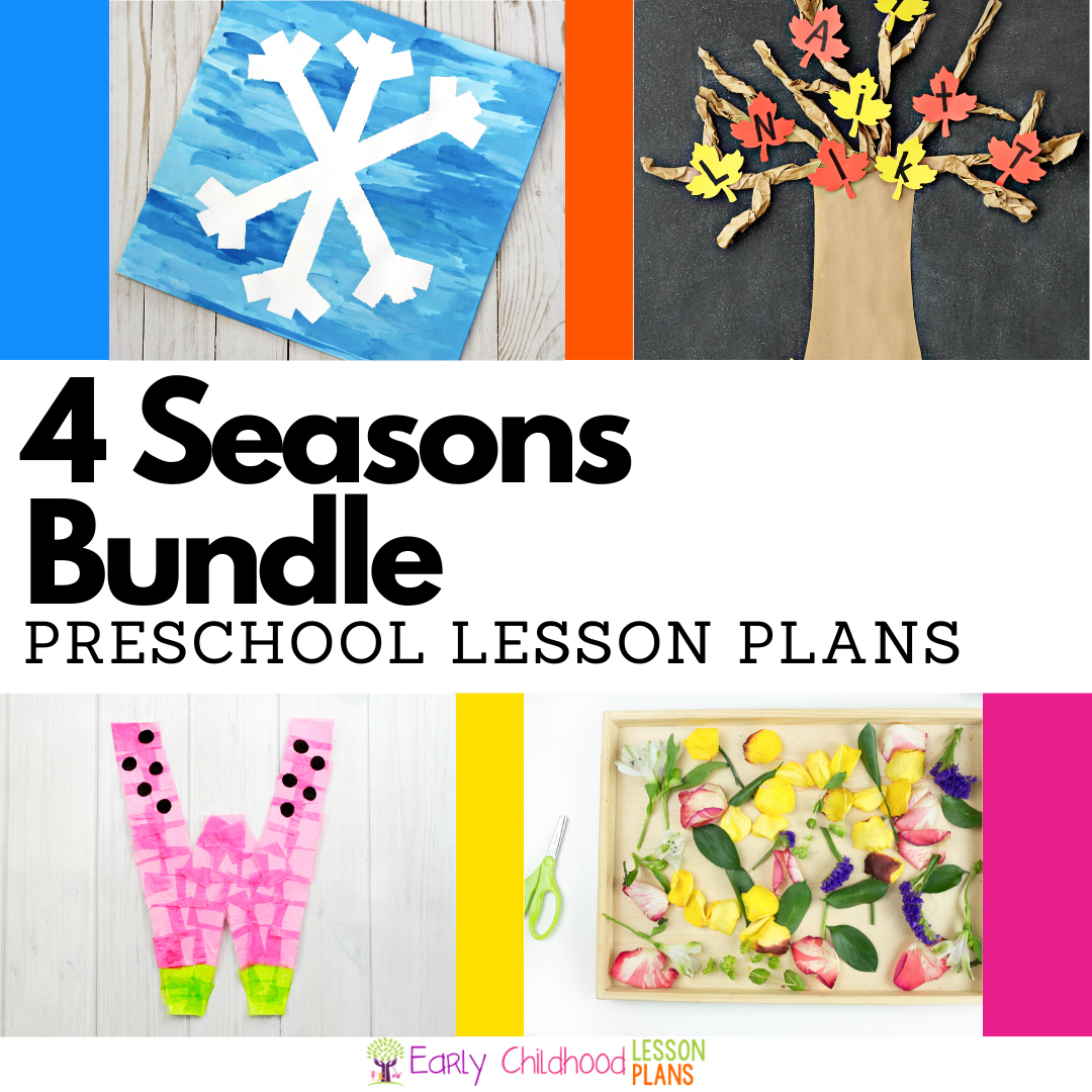 cover image for four seasons lesson plans bundle