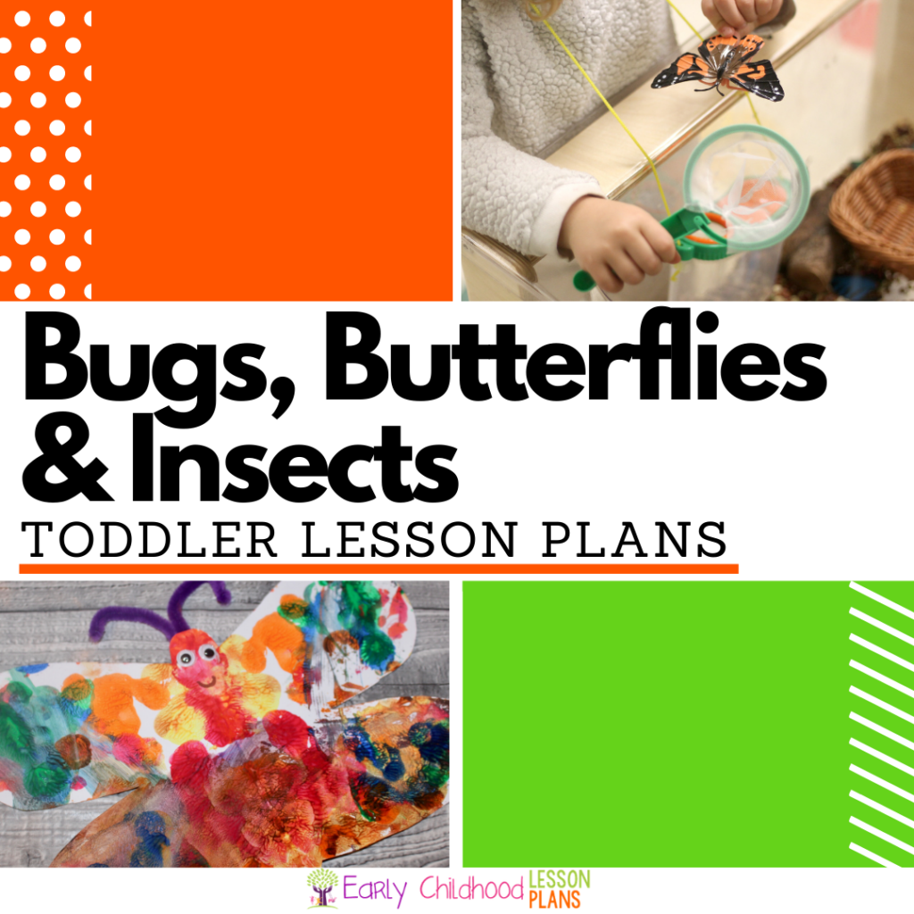 cover image for Bugs, Butterflies, and Insects Toddler Lesson Plans
